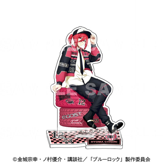 Hyoma Chigiri Racing Style Acrylic Stand Blue Lock [USED]
