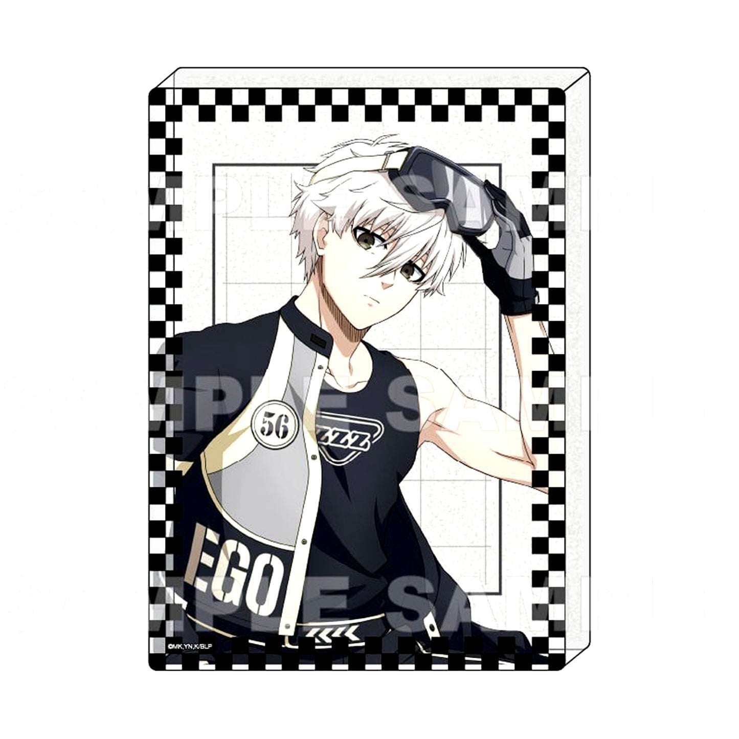 Seishiro Nagi Racing Style Oil in Acrylic Block Blue Lock [USED]