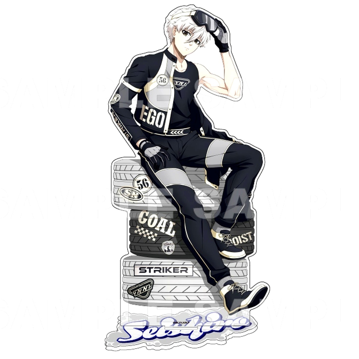 Seishiro Nagi Racing Style Oversized Acrylic Stand Blue Lock [USED]