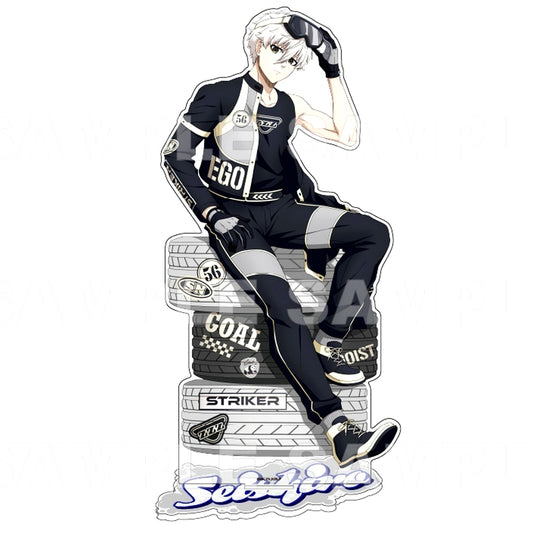 Seishiro Nagi Racing Style Oversized Acrylic Stand Blue Lock [USED]