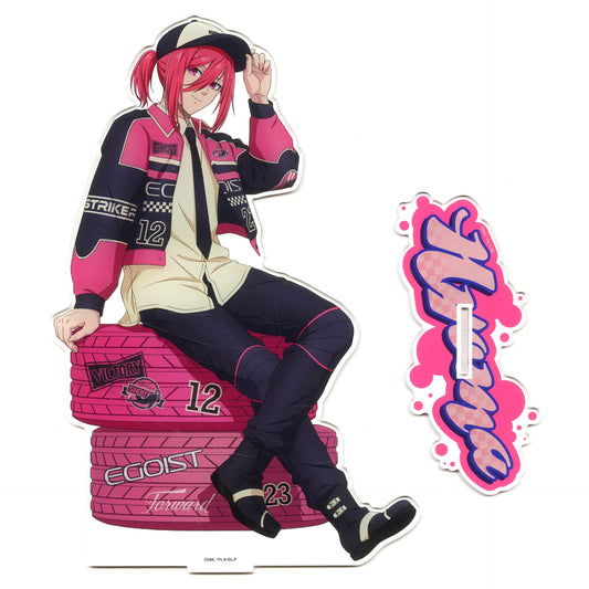Hyoma Chigiri Racing Style Extra Large Acrylic Stand Blue Lock [USED]