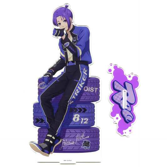Reo Mikage Racing Style Oversized Acrylic Stand Blue Lock [USED]