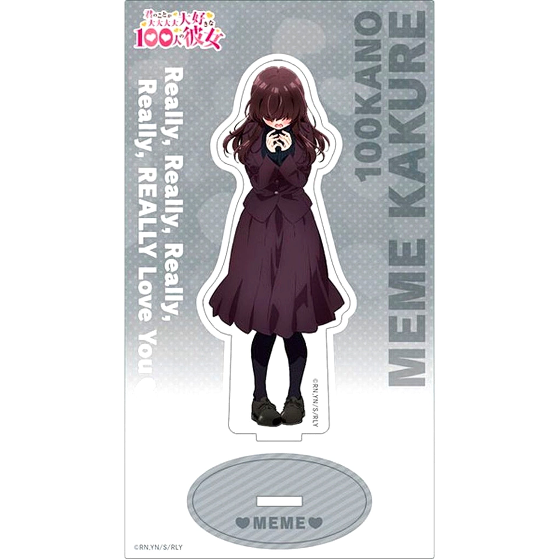Meme Kakure Acrylic Stand The 100 Girlfriends Who Really, Really, Really, Really, Really Love You Season 2 [USED]