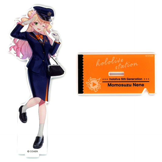 Momosuzu Nene Acrylic Stand hololive Station ver. Vol.3 Virtual YouTuber hololive hololive production official shop in Tokyo Station [USED]