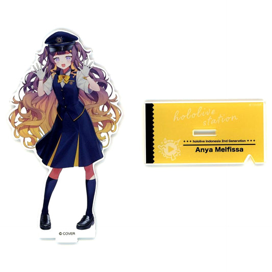 Anya Melfissa Acrylic Stand hololive Station ver. Vol.3 Virtual YouTuber hololive hololive production official shop in Tokyo Station [USED]