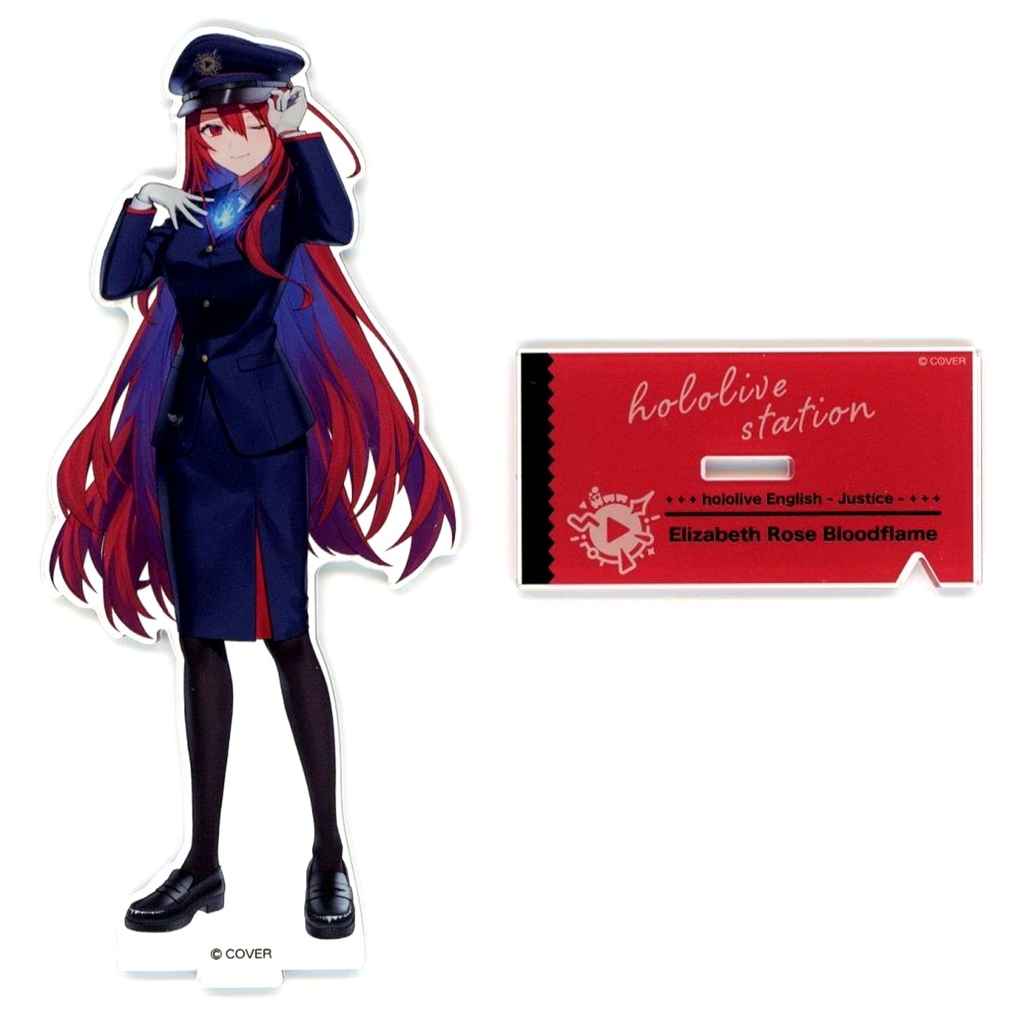 Elizabeth Rose Bloodflame Acrylic Stand hololive Station Ver. Vol.3 Virtual YouTuber Hololive production official shop in Tokyo Station [USED]