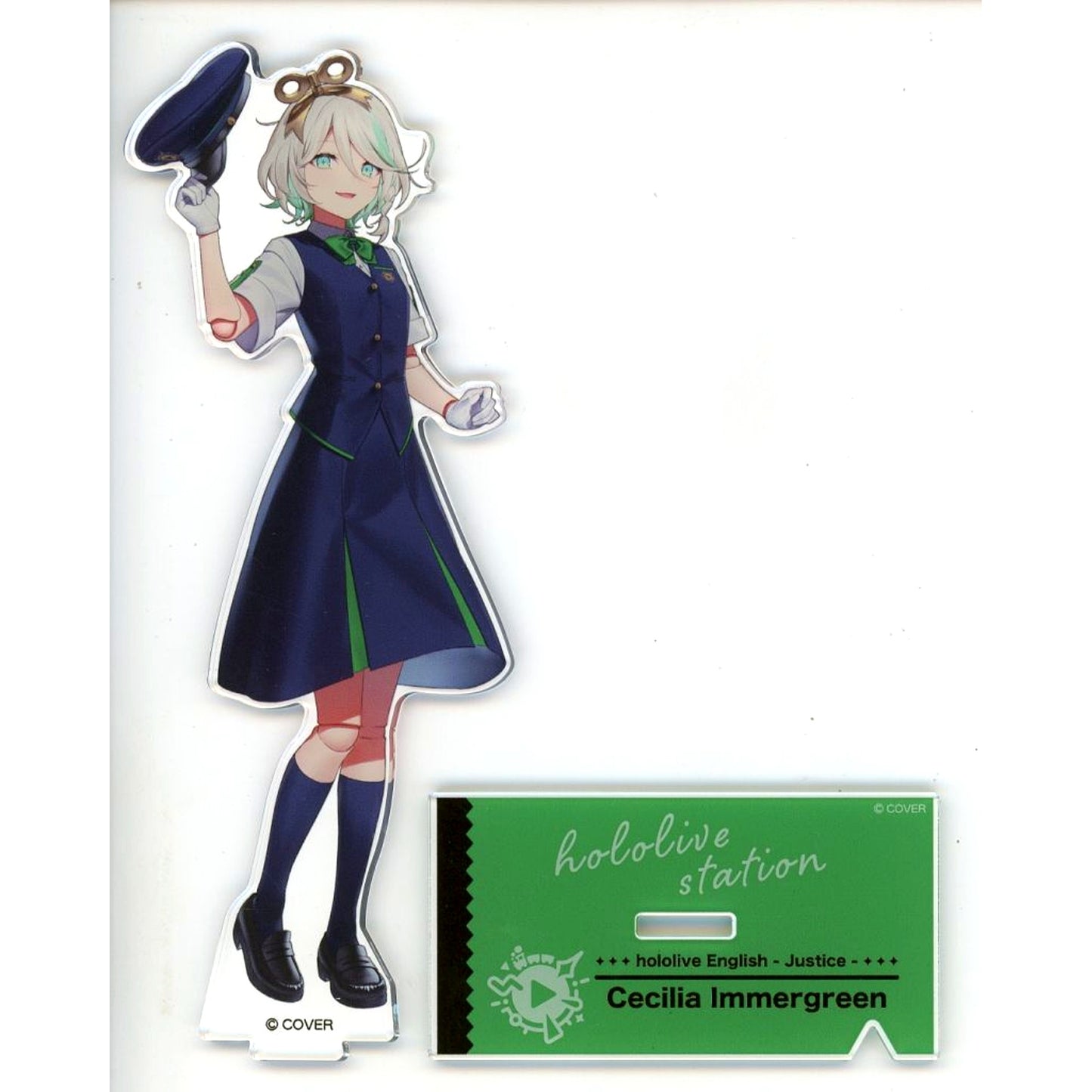 Cecilia Immergreen Acrylic Stand Virtual YouTuber Hololive hololive Station Ver. Vol.3 hololive production official shop in Tokyo Station [USED]