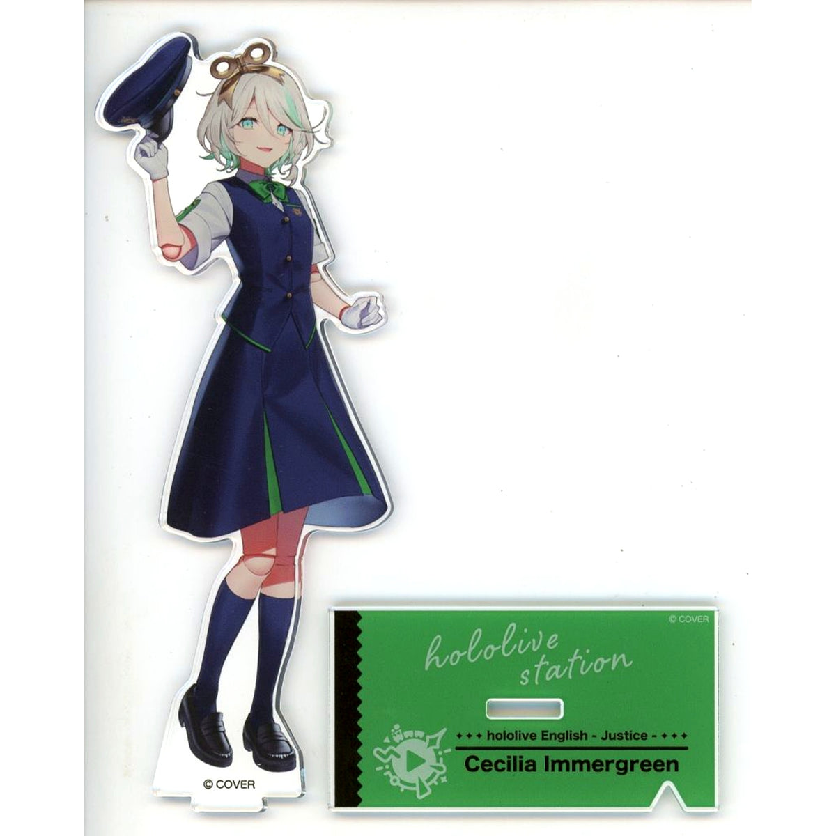 Cecilia Immergreen Acrylic Stand Virtual YouTuber Hololive hololive Station Ver. Vol.3 hololive production official shop in Tokyo Station [USED]