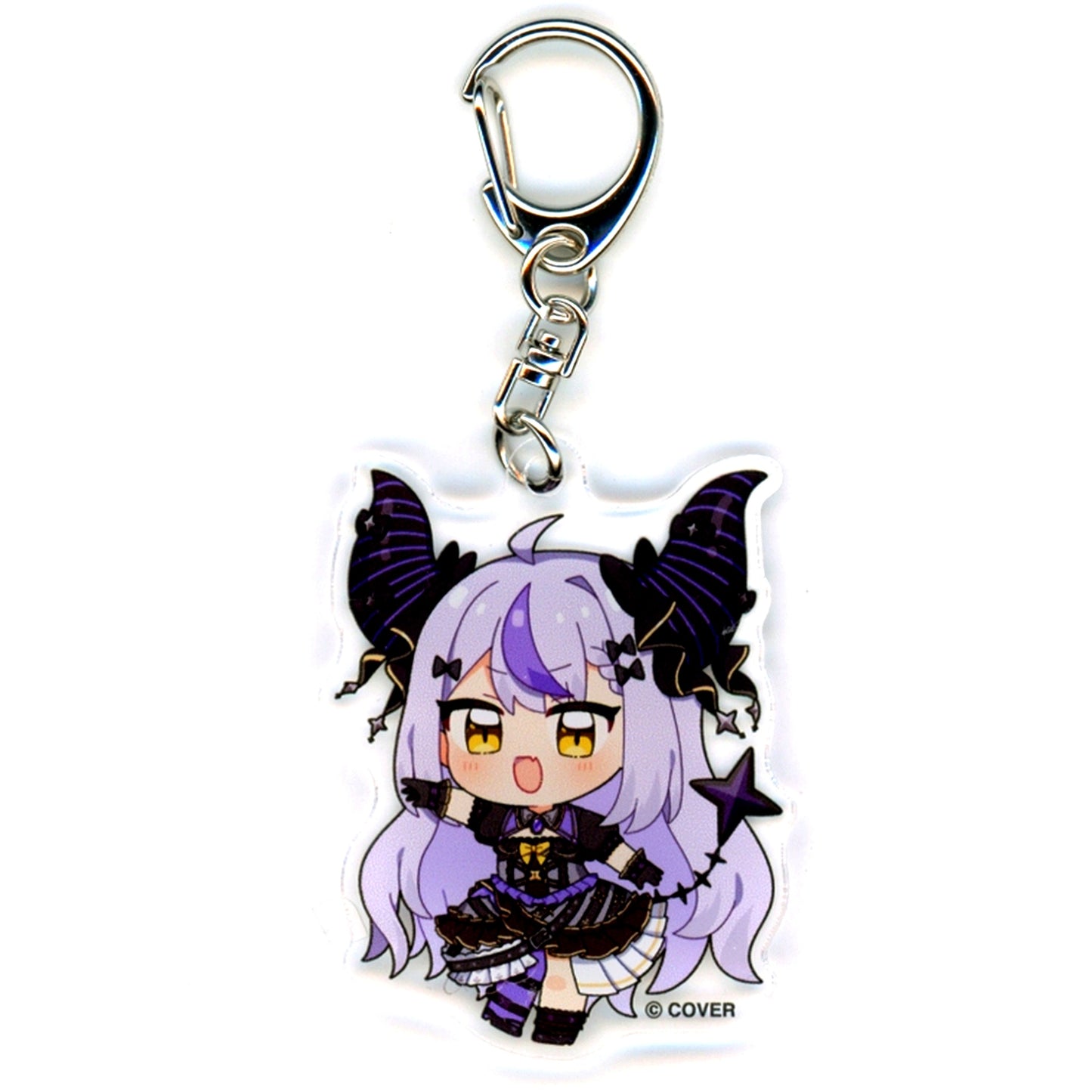 La+ Darknesss hololive Secret Society holoX Trading Acrylic Keychain Dress Ver. Seven Net Ltd [USED]