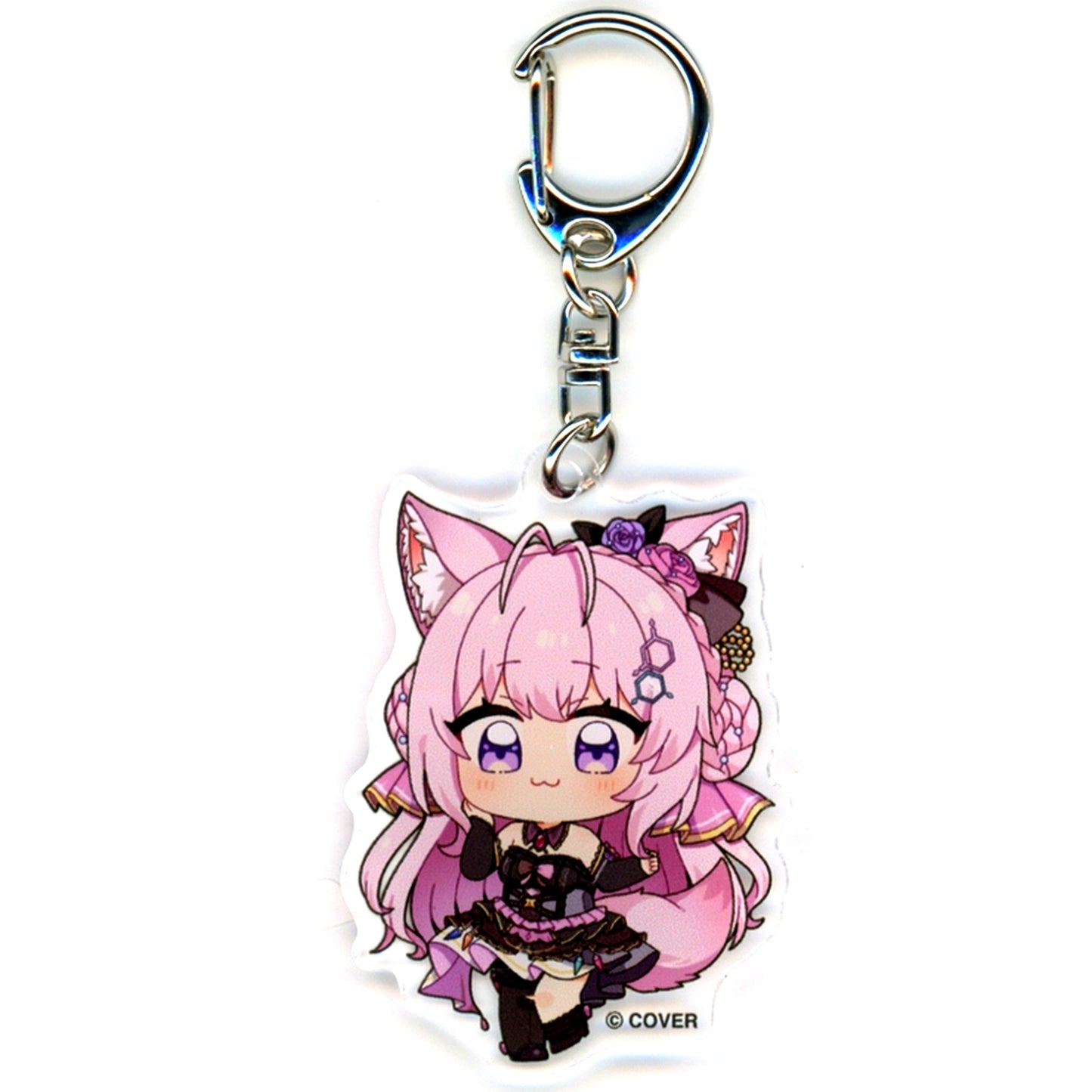 Hakui Koyori Virtual YouTuber Hololive Secret Society holoX Trading Acrylic Keychain Dress Ver. Seven Net Limited [USED]