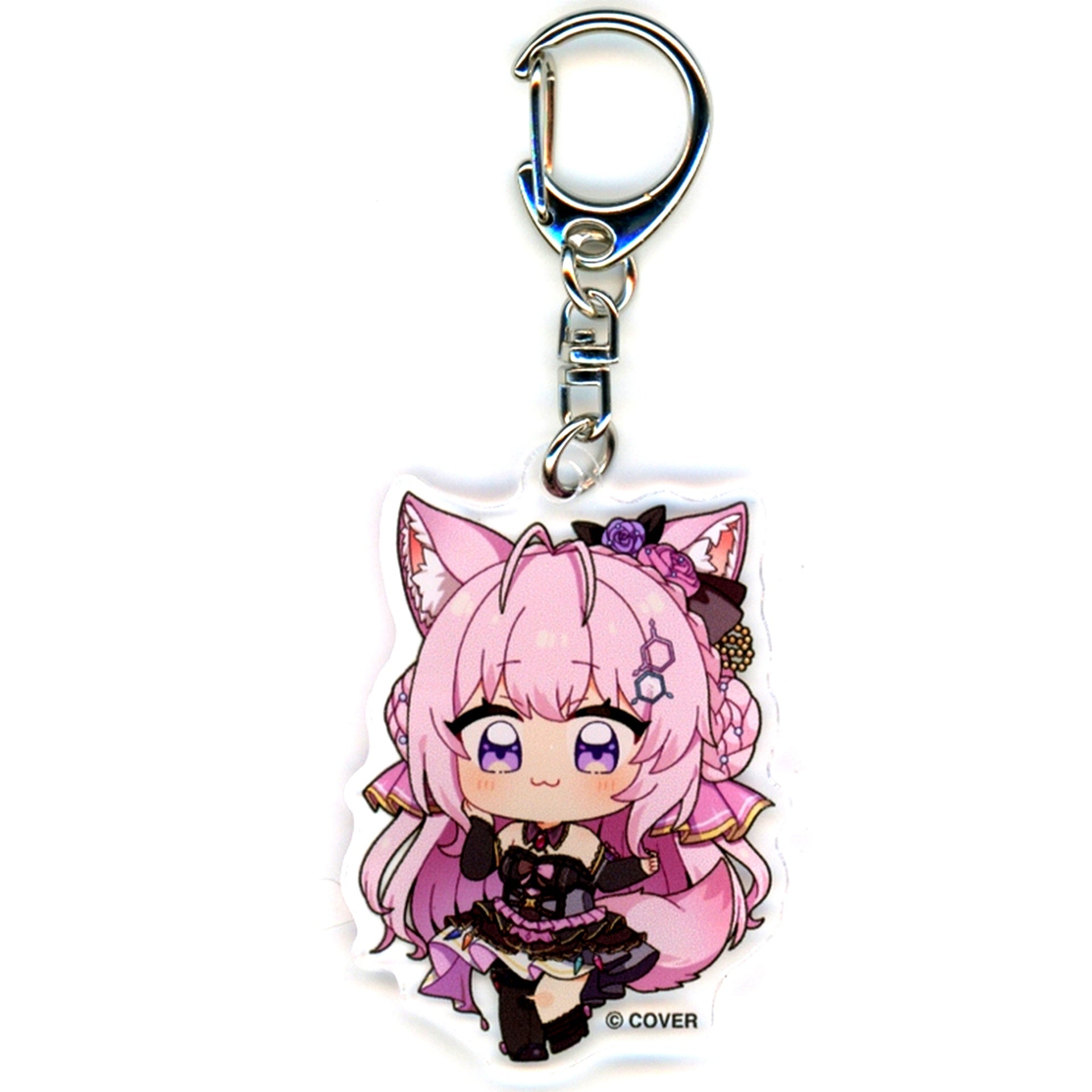 Hakui Koyori Virtual YouTuber Hololive Secret Society holoX Trading Acrylic Keychain Dress Ver. Seven Net Limited [USED]