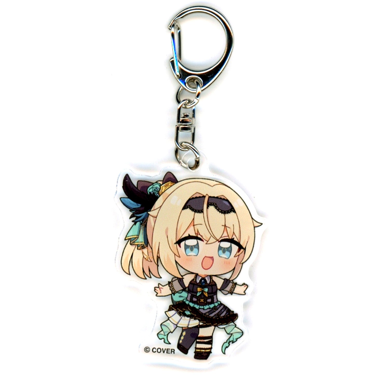 Kazama Iroha Virtual YouTuber Hololive Secret Society holoX Trading Acrylic Keychain Dress Ver. Seven Net Limited [USED]