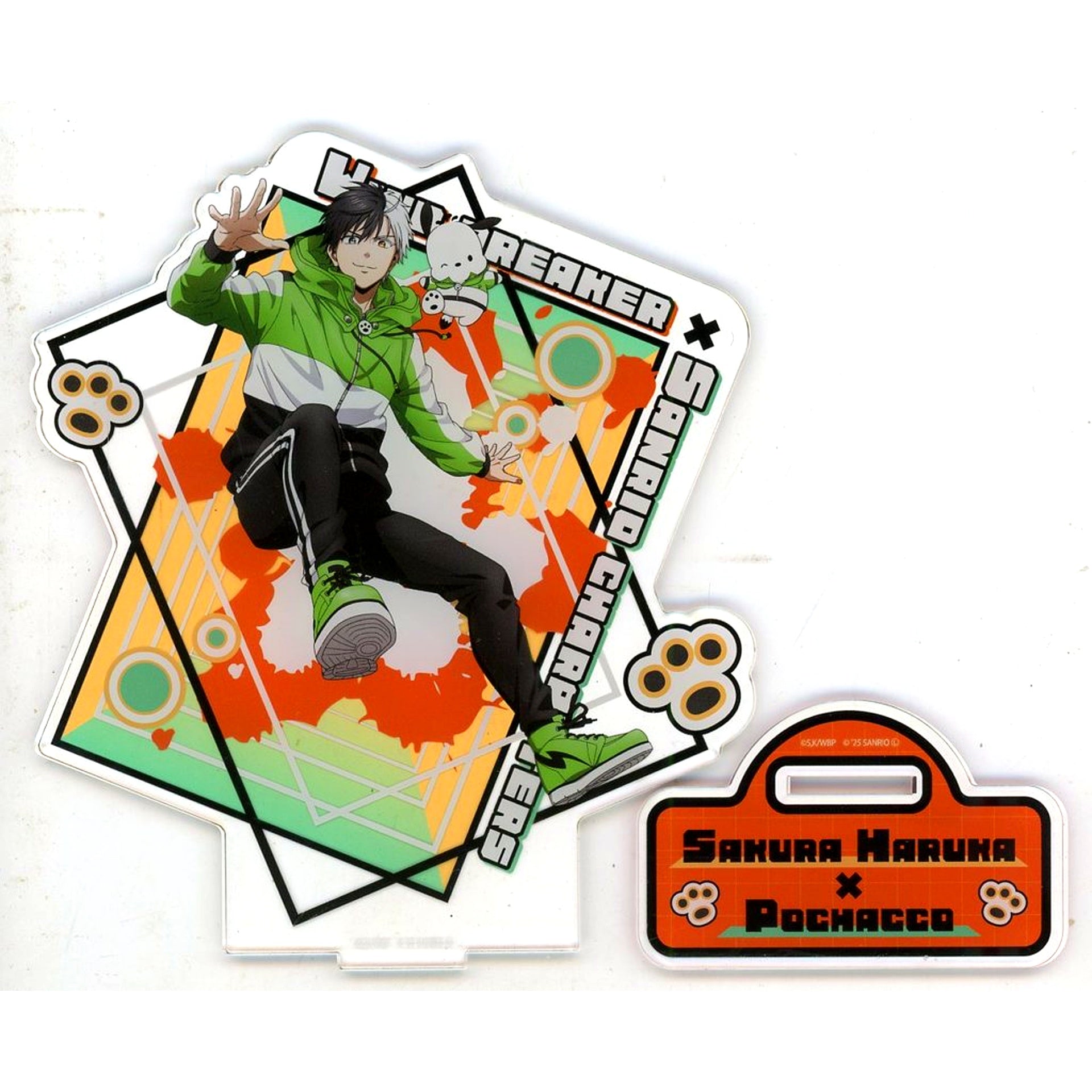 Haruka Sakura x Pochacco Acrylic Stand WIND BREAKER x Sanrio Characters POP UP SHOP Vol.2 [USED]