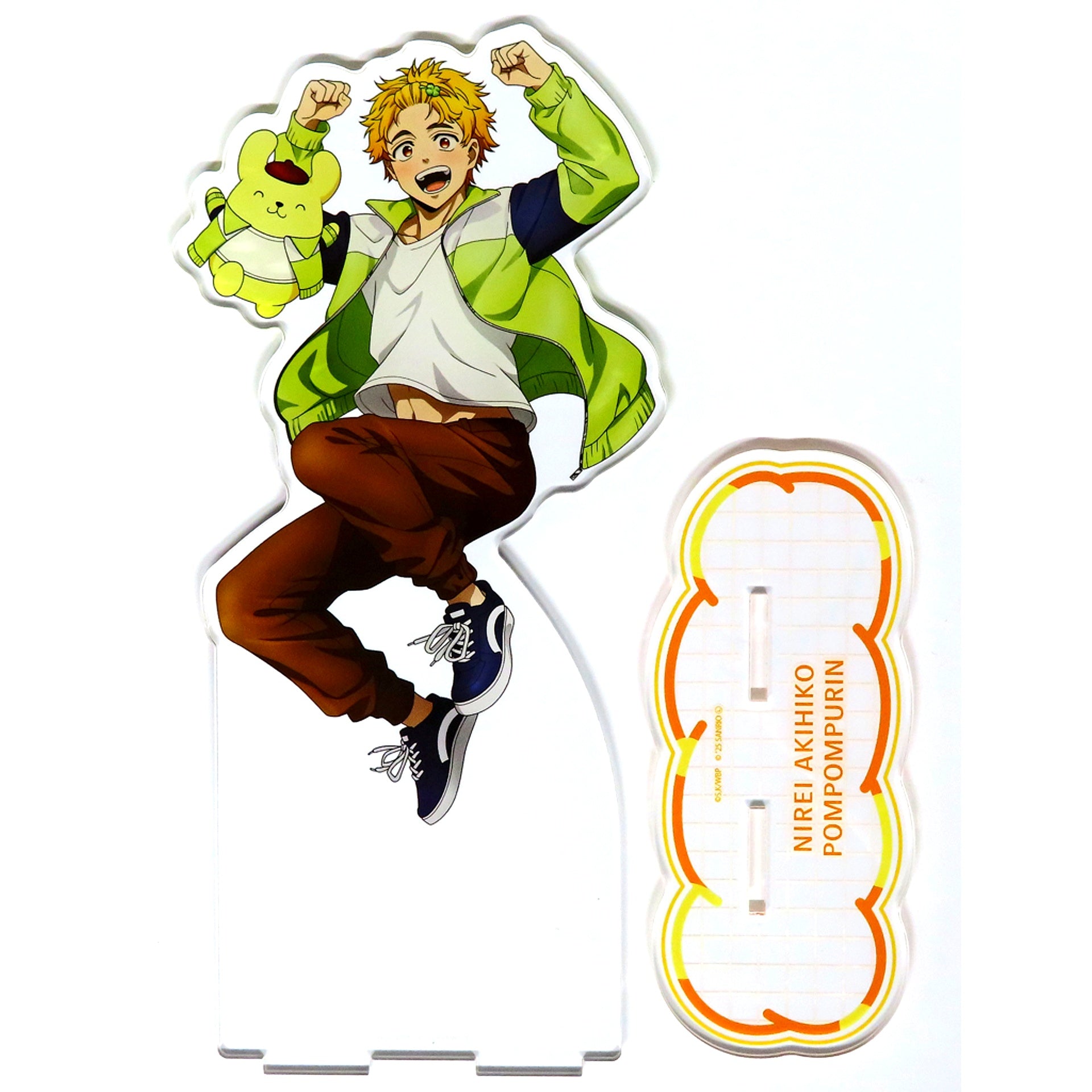 Akihiko Nirei x Pompompurin Big Acrylic Stand WIND BREAKER x Sanrio Characters POP UP SHOP Vol.2 [USED]