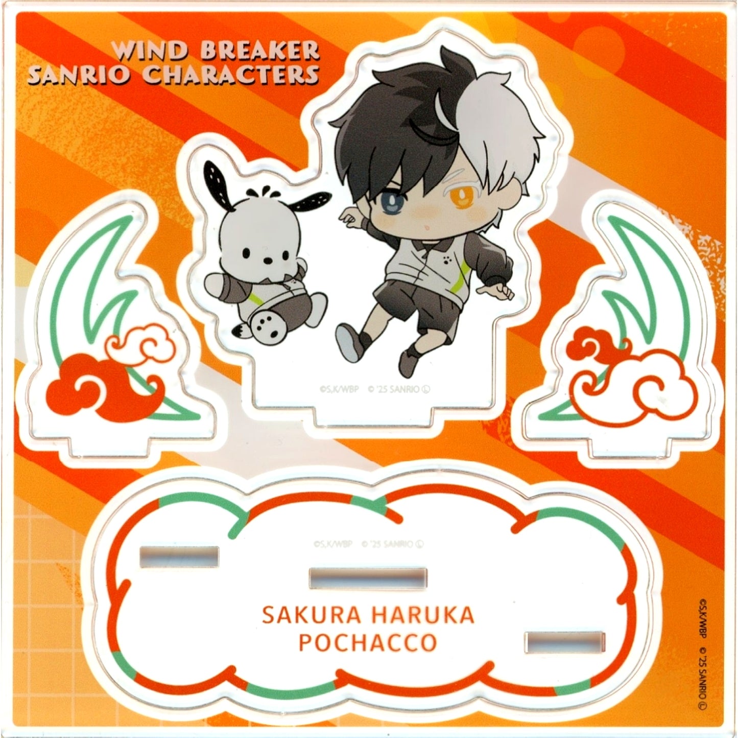 Haruka Sakura x Pochacco Acrylic Stand Plate WIND BREAKER x Sanrio Characters POP UP SHOP Vol.2 [USED]