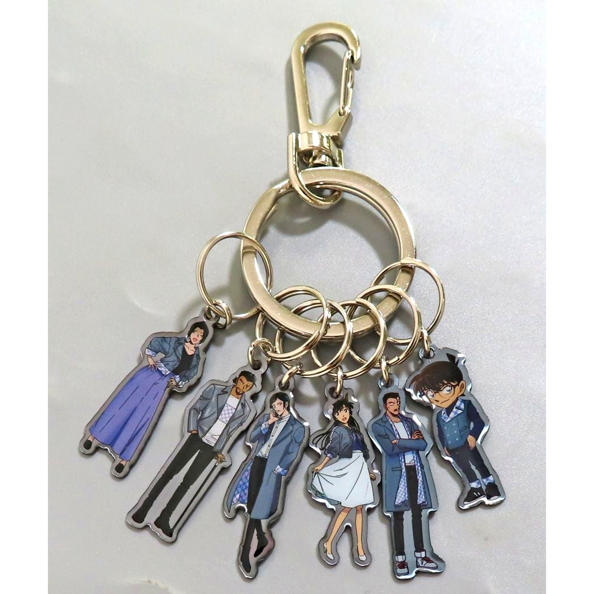 Group 6-Chain Keychain Movie Detective Conan One-eyed Flashback Theater Goods [USED]