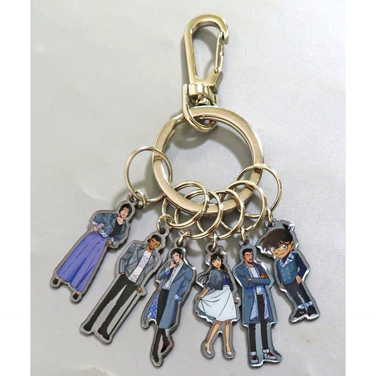 Group 6-Chain Keychain Movie Detective Conan One-eyed Flashback Theater Goods [USED]