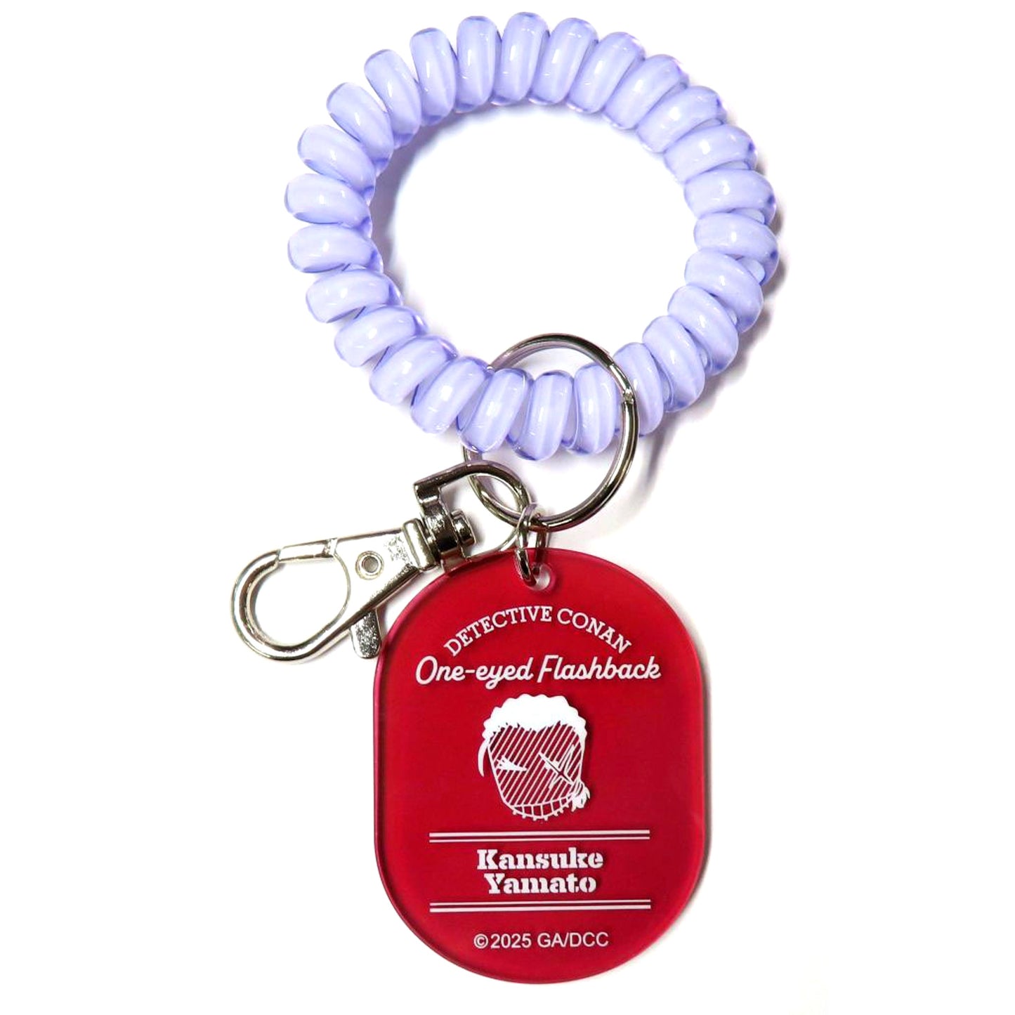Kansuke Yamato Movie Detective Conan One-eyed Flashback Locker Key Style Acrylic Keychain Collection Theater Goods [USED]