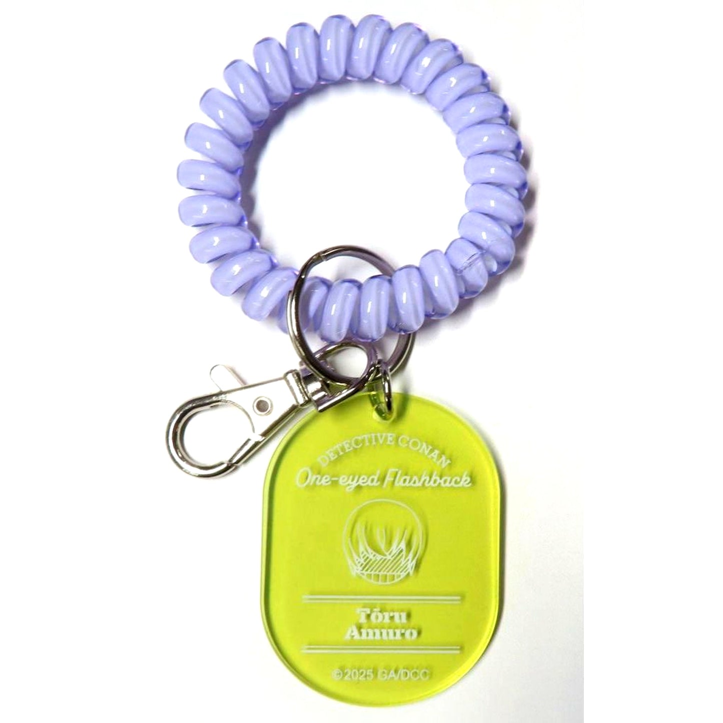 Toru Amuro Detective Conan The One-Eyed Flashback Locker Key Style Acrylic Keychain Collection Theater Goods [USED]