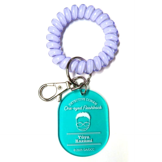 Yuya Kazami Detective Conan The Movie The One-Eyed Residual Image Locker Key Style Acrylic Keychain Collection Theater Goods [USED]