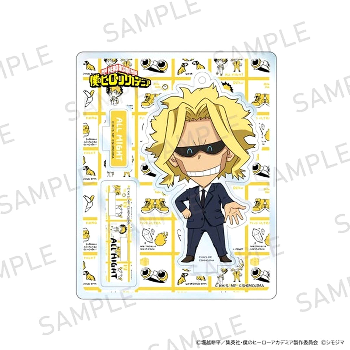 My Hero Academia All Might Acrylic Stand Shimojima Collaboration Ver. Acrylic Stands [USED]