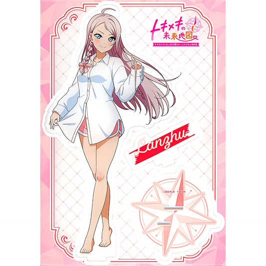 Lanzhu Zhong Illustration Acrylic Stand Bundle Bonus for Switch Software Love Live! Nijigasaki High School Idol Club Tokimeki no Mirai Chizu Melonbooks Ltd Ed [USED]