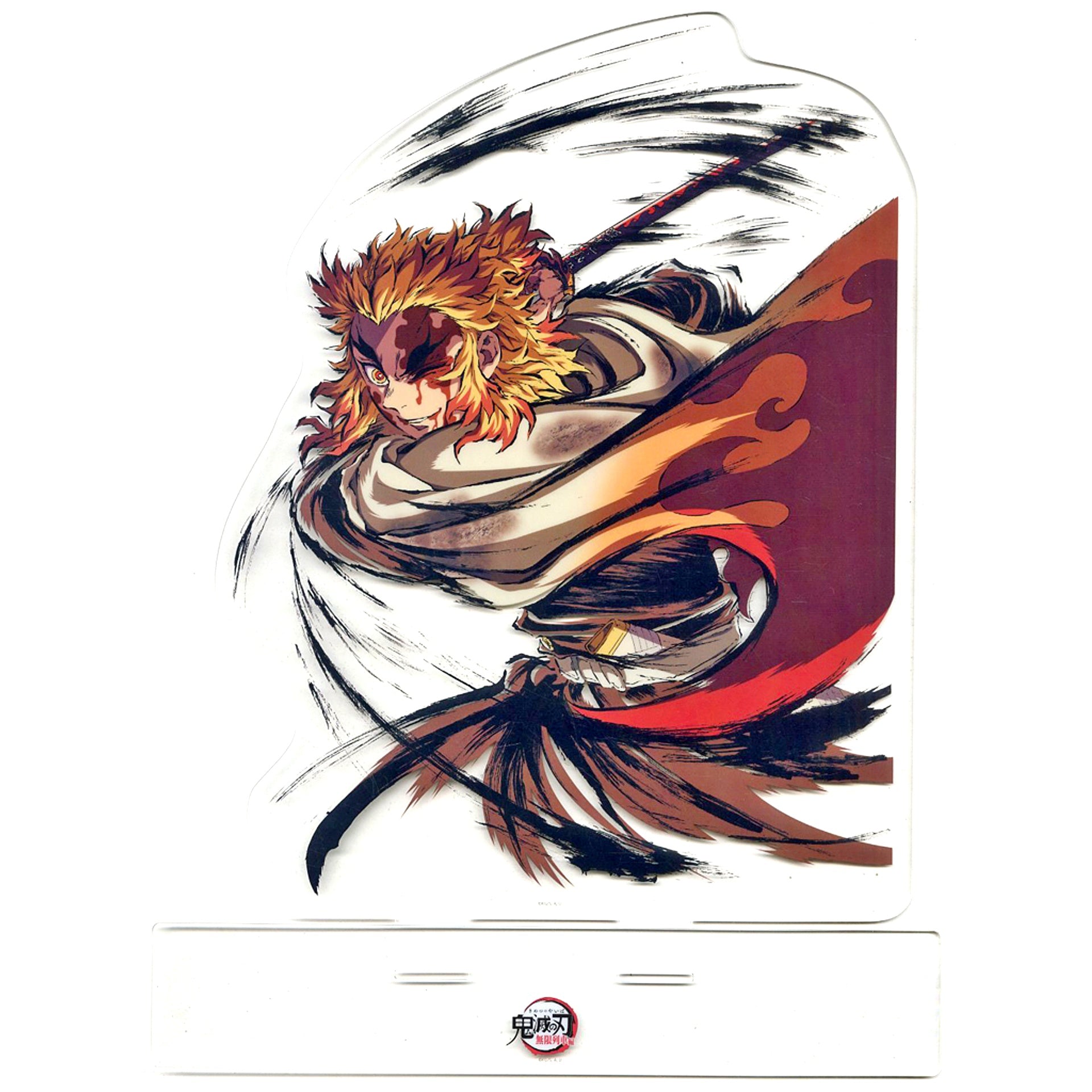 Kyojuro Rengoku - B/Bleeding Big Acrylic Stand Demon Slayer: Kimetsu no Yaiba Mugen Train Arc Interlude Art Book Cover Illustration Flame Hashira Kyojuro Rengoku WEB SHOP Kuji Prize A [USED]