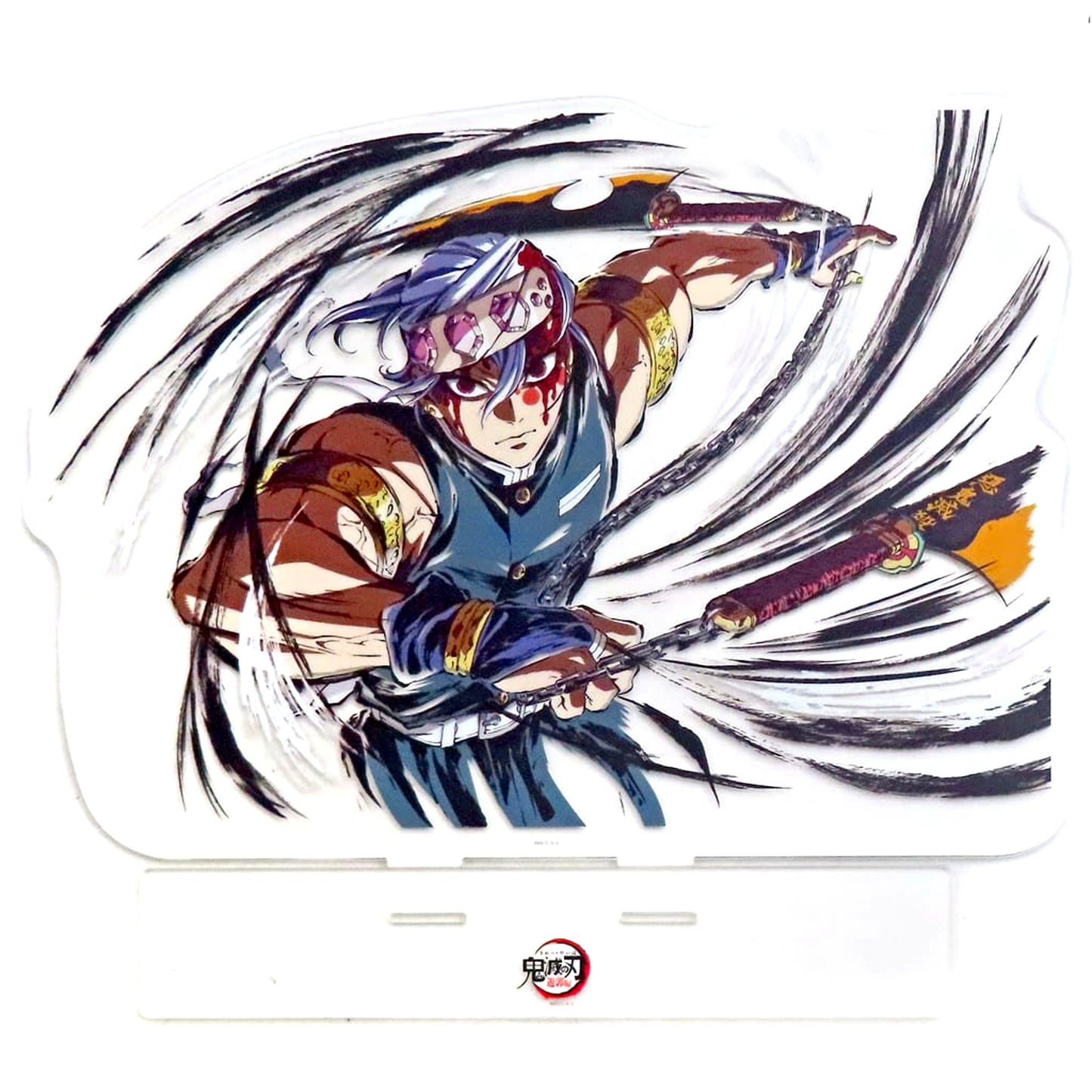 Tengen Uzui Demon Slayer: Kimetsu no Yaiba Big Acrylic Stand Entertainment District Arc Intermission Art Book Cover Illustration Sound Hashira Tengen Uzui WEB SHOP Kuji Prize A [USED]