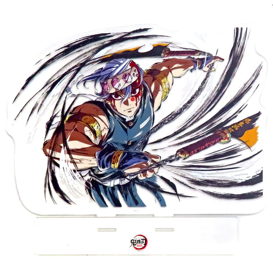 Tengen Uzui Demon Slayer: Kimetsu no Yaiba Big Acrylic Stand Entertainment District Arc Intermission Art Book Cover Illustration Sound Hashira Tengen Uzui WEB SHOP Kuji Prize A [USED]