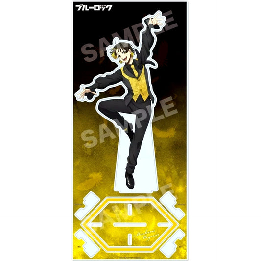 Meguru Bachira Black Swan Tall Acrylic Stand Blue Lock POP UP SHOP in Marui [USED]