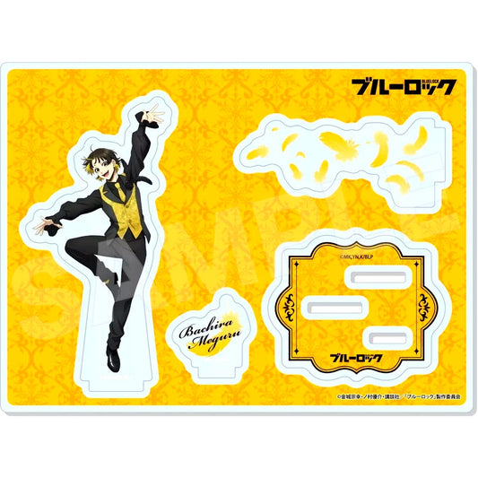 Meguru Bachira Black Swan Acrylic Stand Blue Lock POP UP SHOP in Marui [USED]