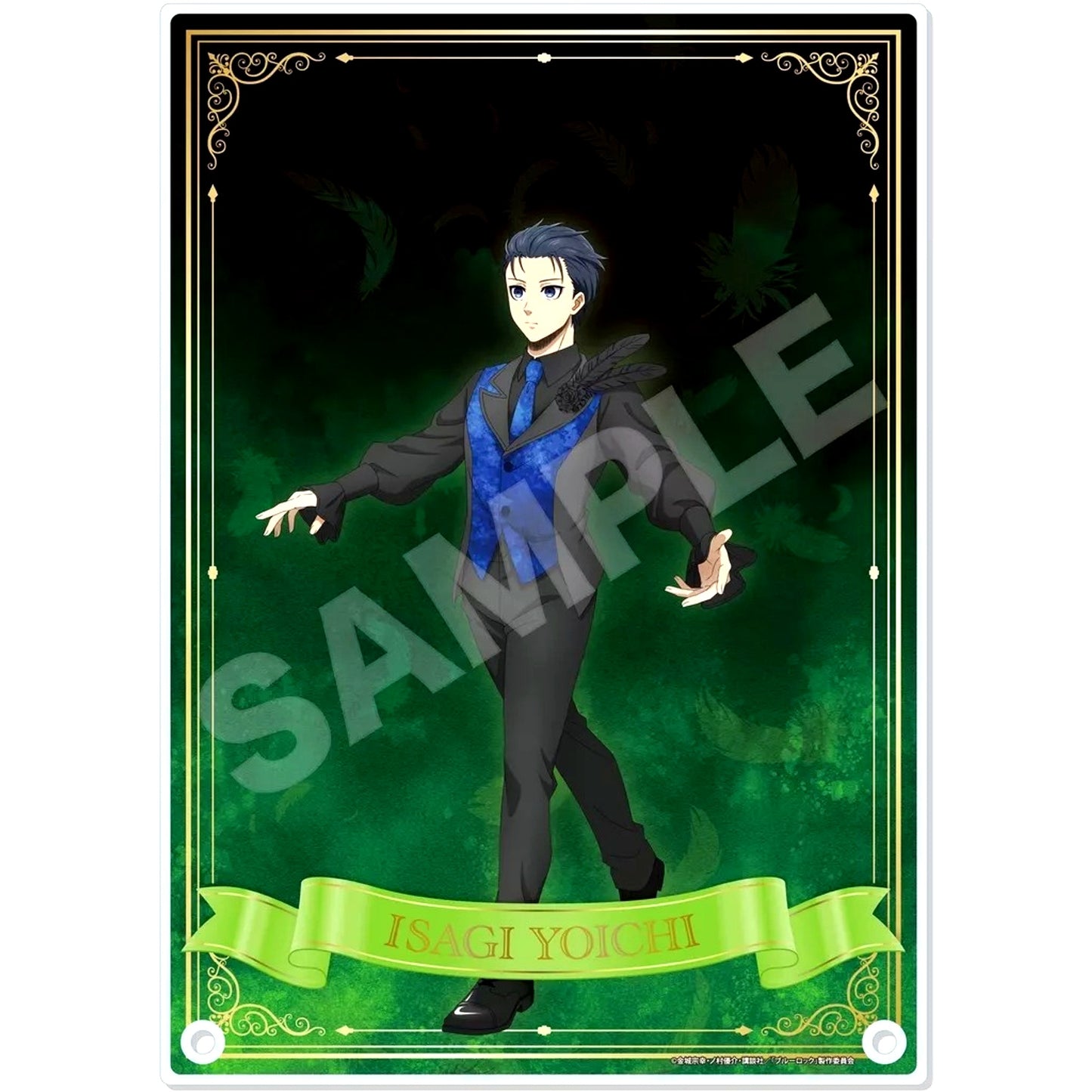 Yoichi Isagi Black Swan Acrylic Board Blue Lock POP UP SHOP in Marui [USED]