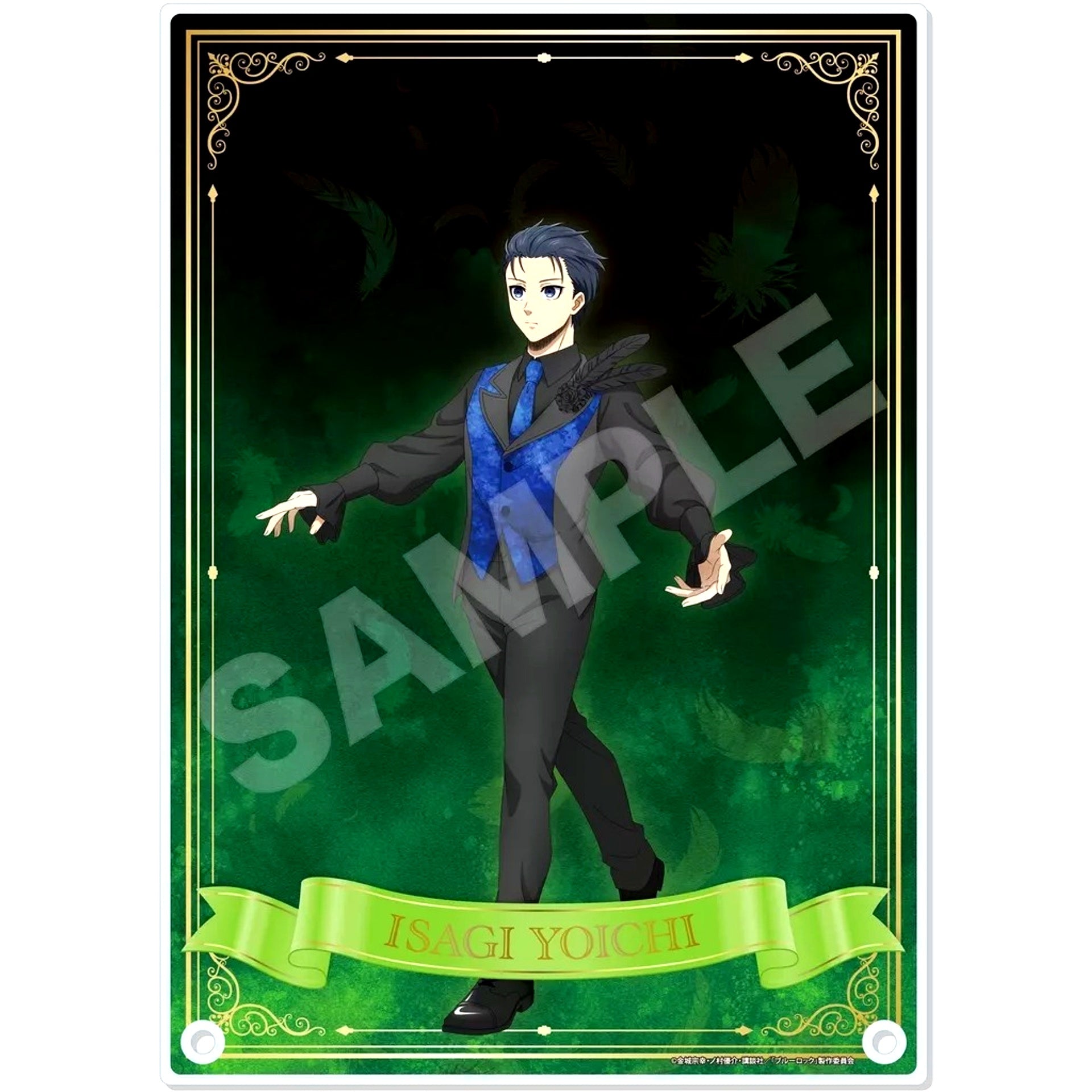 Yoichi Isagi Black Swan Acrylic Board Blue Lock POP UP SHOP in Marui [USED]