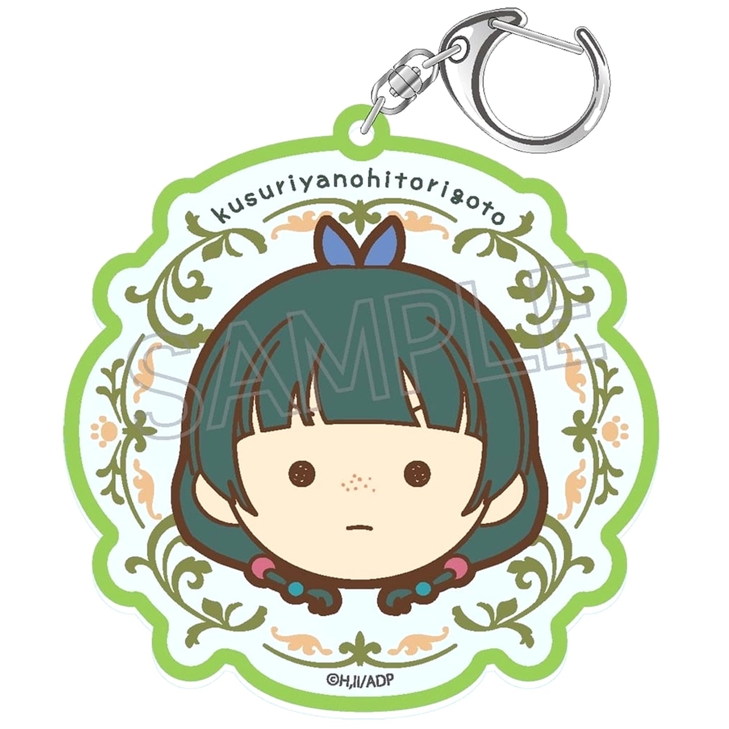 The Apothecary Diaries Maomao A Green Marukao Acrylic Keychain Keychains [USED]