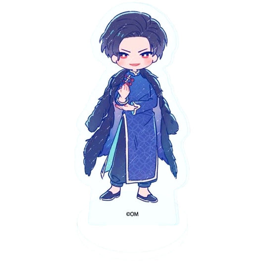 Lucifer Obey Me! Nightbringer Acrylic Petit Stand No.15 China Ver. Retro Art Illustration [USED]