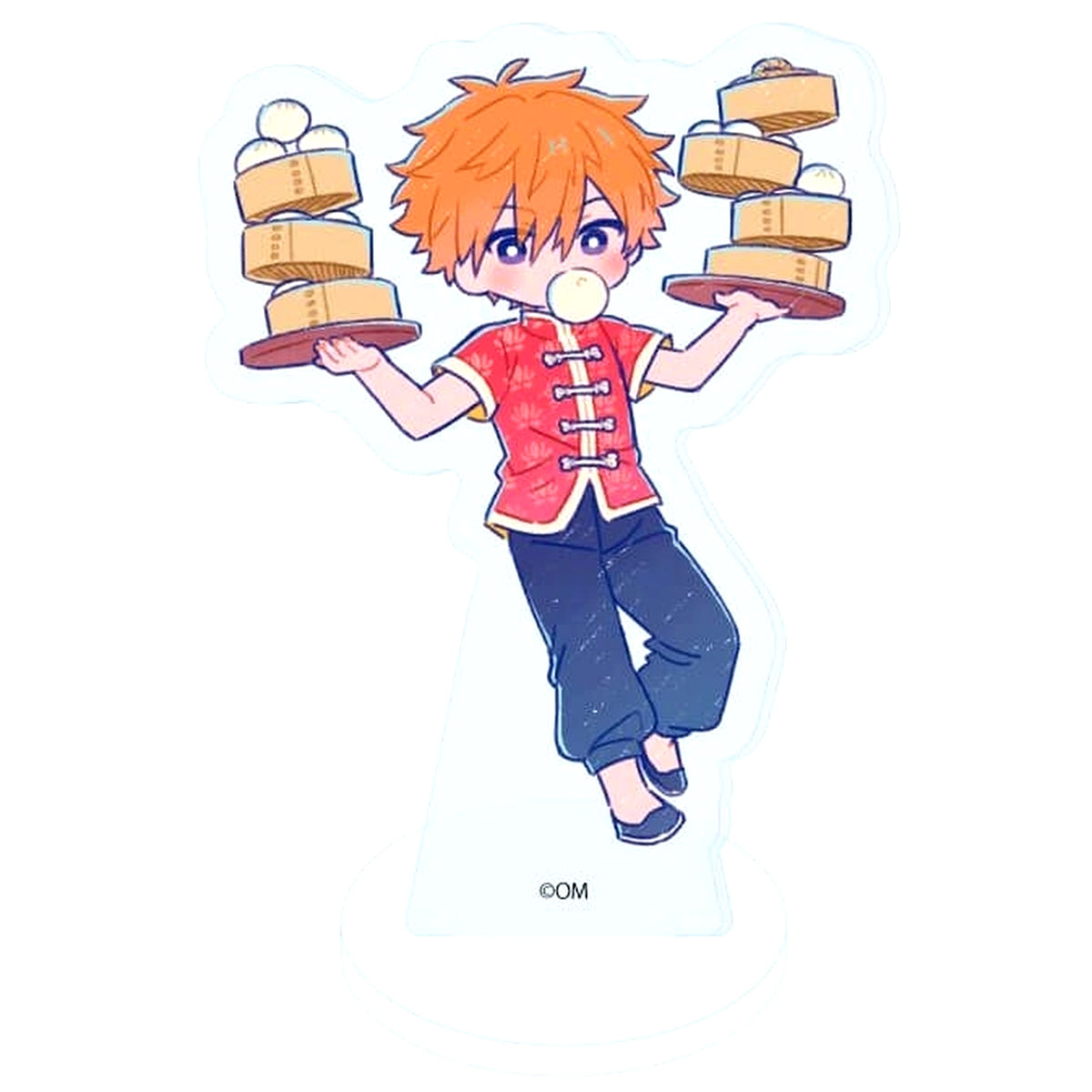 Beelzebub 15. China Ver. Retro Art Illustration Obey Me! Nightbringer Acrylic Petit Stand [USED]