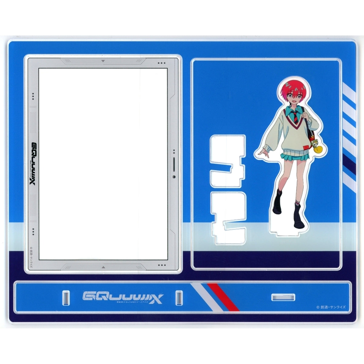 Amate Yuzuriha Machu Mobile Suit Gundam GQuuuuuuX Acrylic Card Stand TOPPA BASE AKIBA x [USED]