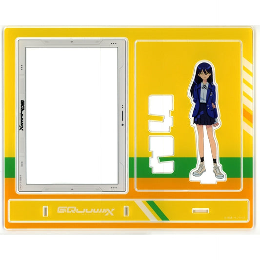 Nyaan Mobile Suit Gundam GQuuuuuuX Acrylic Card Stand TOPPA!!! BASE AKIBA [USED]