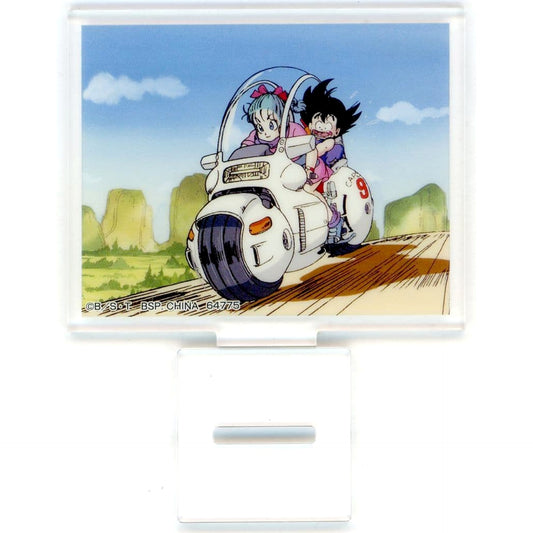 Dragon Ball Bulma Son Goku Hoi-Poi Capsules Ichiban Kuji Dragon History II Scene Still Acrylic Stand Prize E [USED]