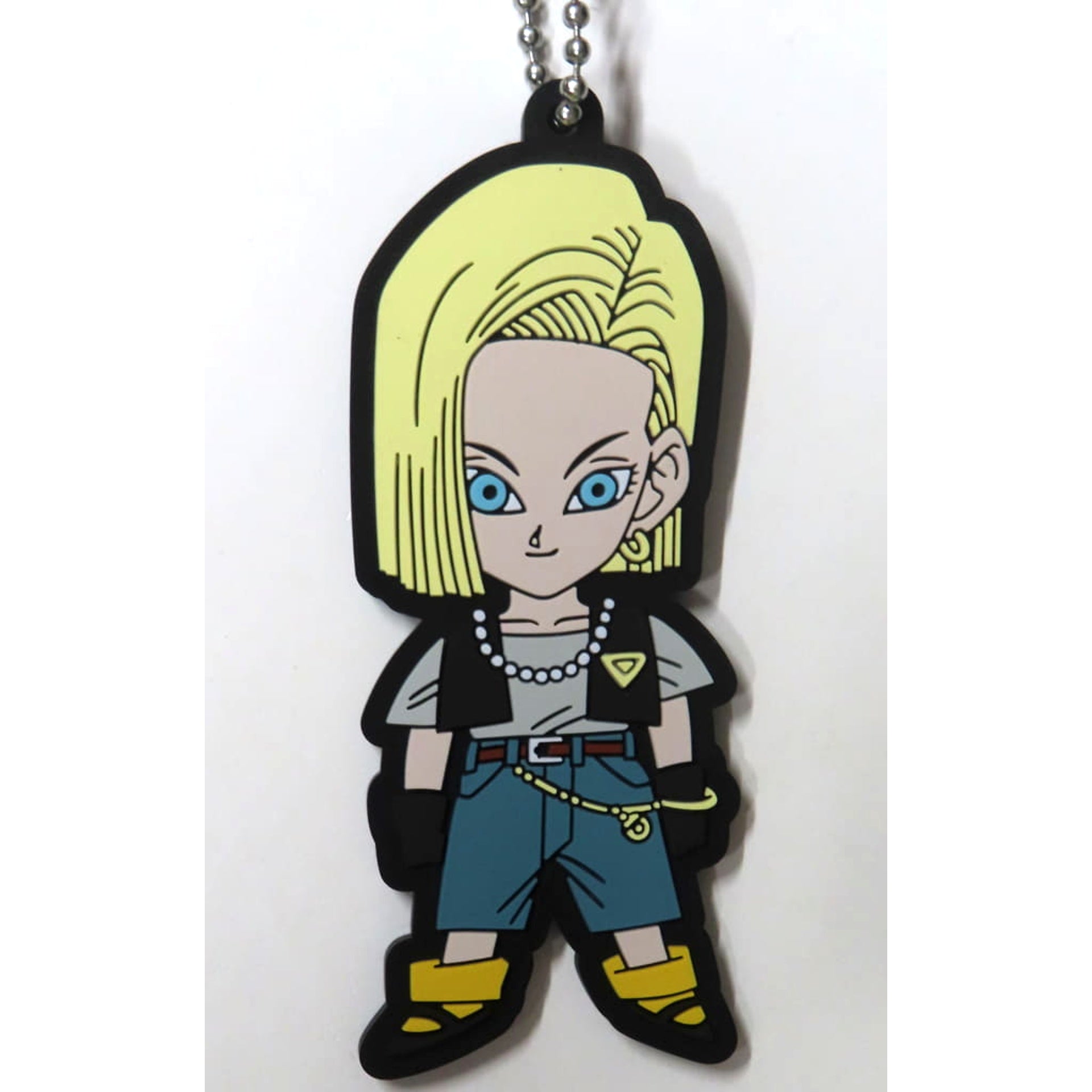 Dragon Ball Android 18 Ichiban Kuji Dragon History II Rubber Mascot Prize F [USED]