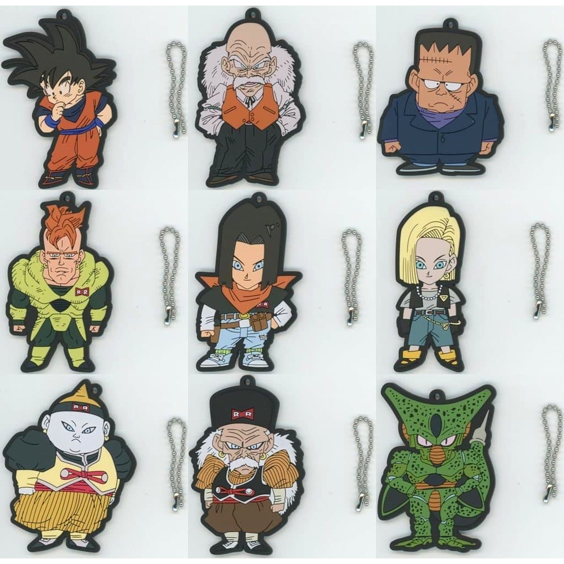 Dragon Ball Son Goku & Others All 9 Types Set Ichiban Kuji Dragon History II Rubber Mascot Prize F [USED]