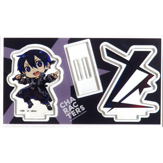 Kirito Sword Art Online Mini Character Acrylic Figure abec BUNBUN 20th Exhibition CHARACTERS [USED]