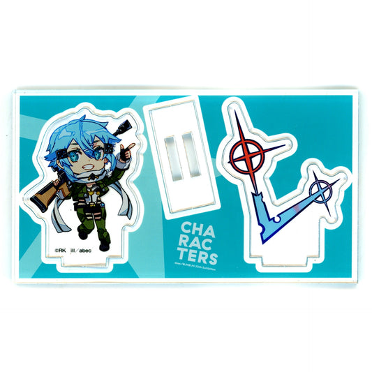 Sinon Sword Art Online abec BUNBUN 20th Exhibition CHARACTERS Mini Character Acrylic Figure [USED]