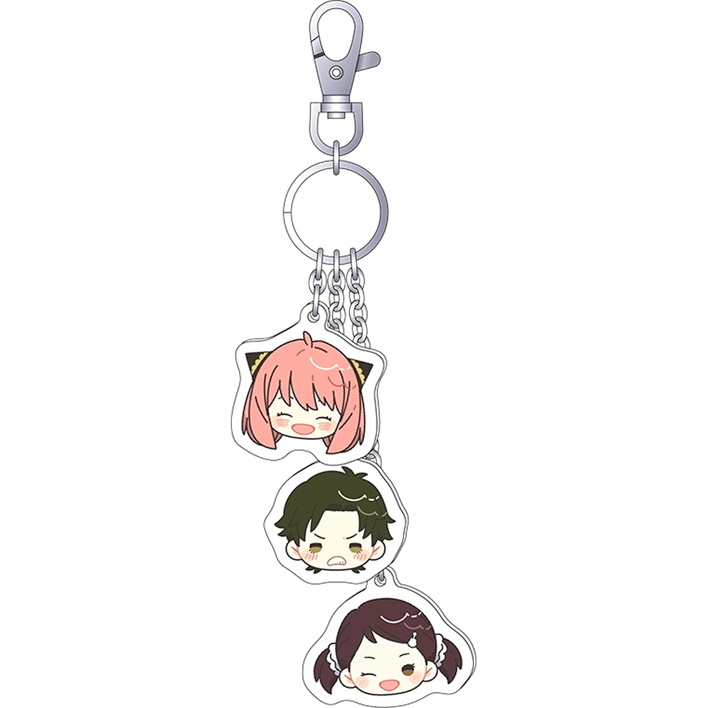 Anya Forger & Damian Desmond & Becky Blackbell SPY x FAMILY Acrylic Keychain [USED]