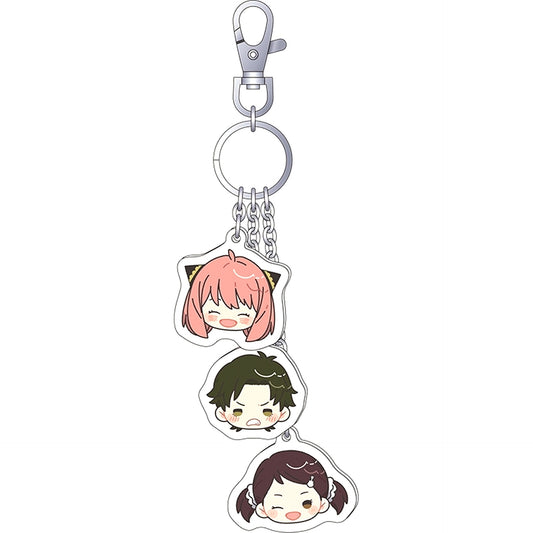 Anya Forger & Damian Desmond & Becky Blackbell SPY x FAMILY Acrylic Keychain [USED]