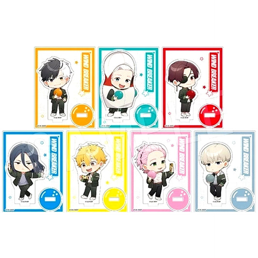 Set of 7 WIND BREAKER x ROUND1 Mini Acrylic Stand ROUND1 Ver. [USED]