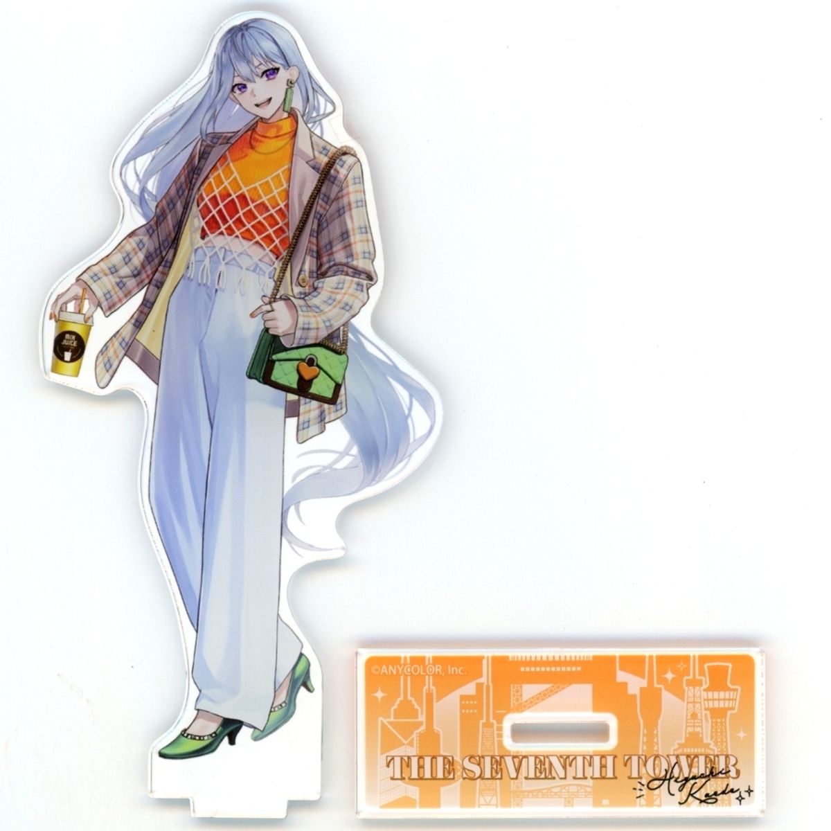 Higuchi Kaede Acrylic Stand Virtual YouTuber Nijisanji x THE SEVENTH TOWER [USED]