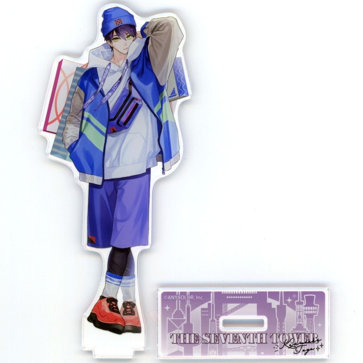 Toya Kenmochi Acrylic Stand Virtual YouTuber Nijisanji x The Seventh Tower [USED]