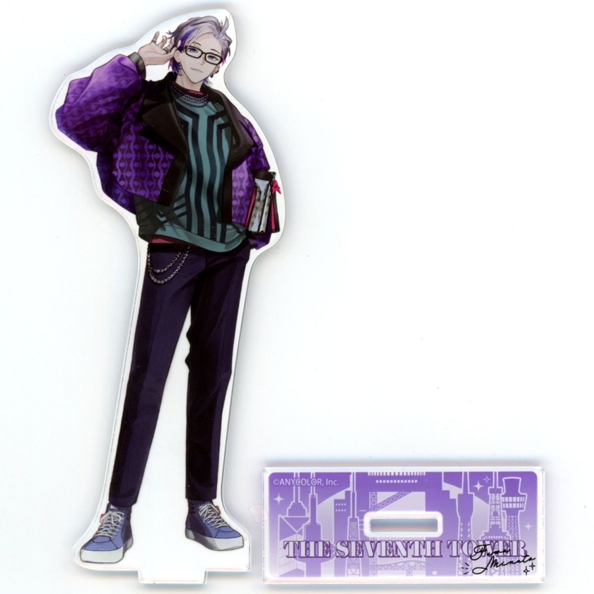Fuwa Minato Acrylic Stand Virtual YouTuber Nijisanji x THE SEVENTH TOWER [USED]
