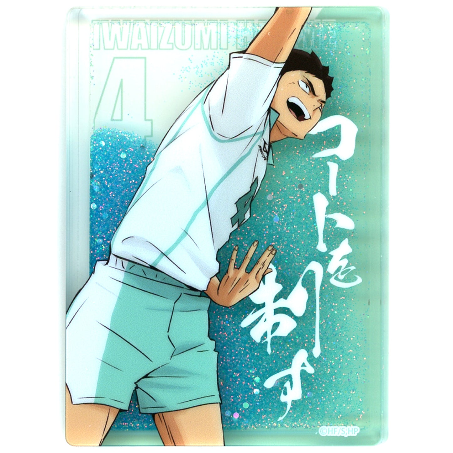 Hajime Iwaizumi Glitter Oil In Acrylic Block Haikyu!! [USED]